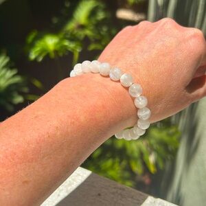Moonstone Beaded Bracelet